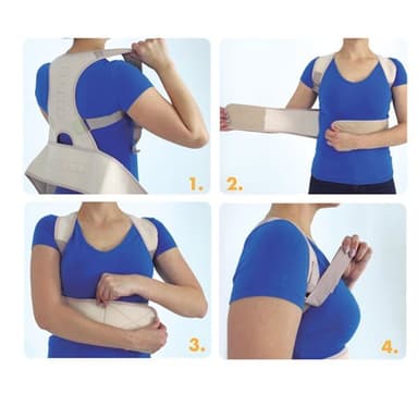 Orange Gym Perfect Posture Pro Stödbälte M