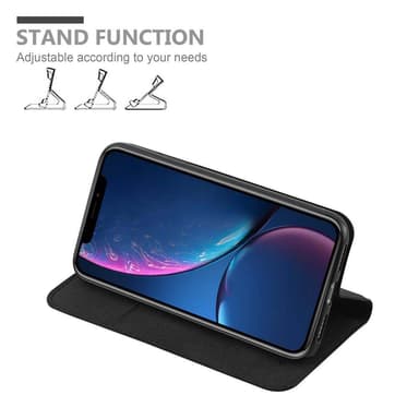 iPhone XR Plånboksfodral Skal (Svart)