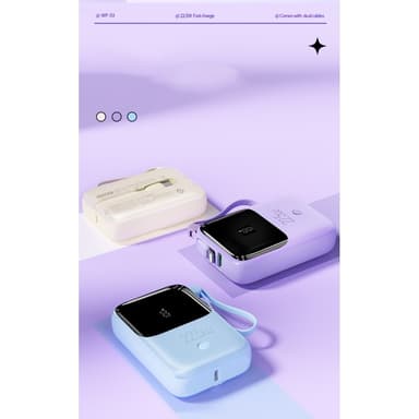 10000mAh Snabb Bärbar Powerbank Super Fast Charging USB-C 22,5W
