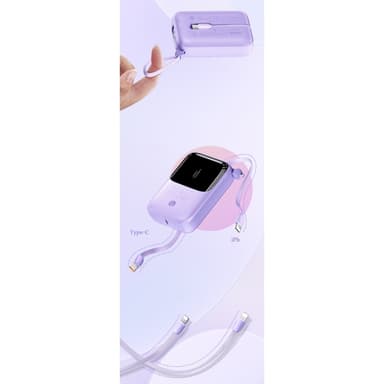 10000mAh Snabb Bärbar Powerbank Super Fast Charging USB-C 22,5W