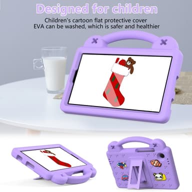 Till Samsung Galaxy Tab A9 EVA Foam Stand Skal Fodral - Lila