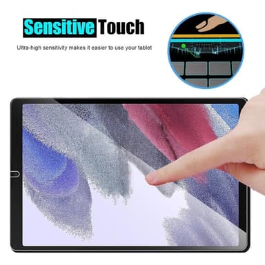 2st Härdat Glas skärmskydd till Samsung Galaxy Tab A9