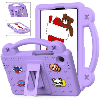 Till Samsung Galaxy Tab A9 EVA Foam Stand Skal Fodral - Lila
