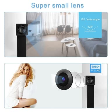Smartphone-anslutning Fjärrstyrd Spion Kamera HD 1080P trådlös