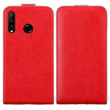 Huawei P30 LITE Flipfodral Skal (Röd)