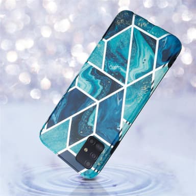 Samsung Galaxy A51 5G Plånboksfodral Skal (Blå)