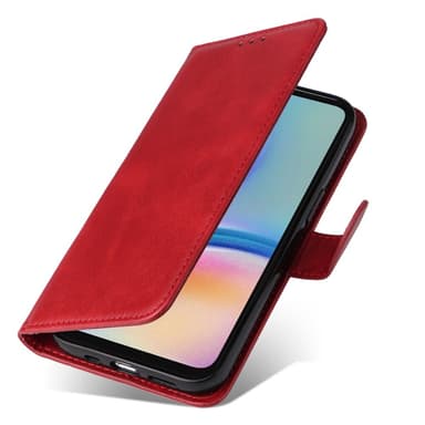 SKALO Samsung A05s 4G PU-Läder Plånboksfodral - Röd
