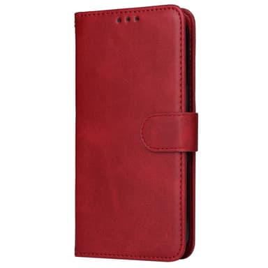 SKALO Samsung A05s 4G PU-Läder Plånboksfodral - Röd