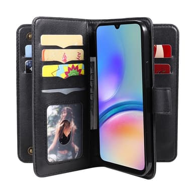 SKALO Samsung A05s 4G 10-FACK Plånboksfodral - Svart