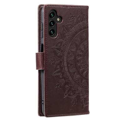 SKALO Samsung S24 Mandala Plånboksfodral - Brun
