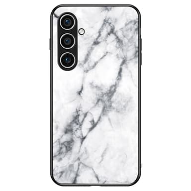 SKALO Samsung S24+ Marmor Härdat Glas TPU-skal - Motiv 2
