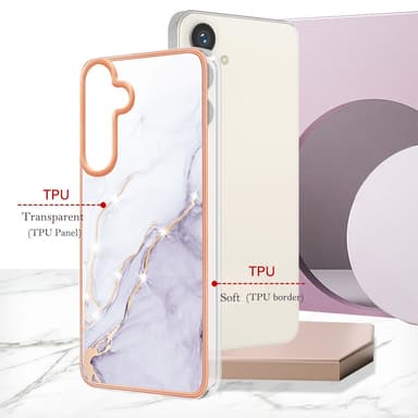 SKALO Samsung S24 Marmor TPU-skal - Motiv 3