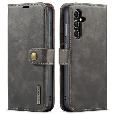 DG MING Samsung S23 FE 2-i-1 Magnet Plånboksfodral - Grå