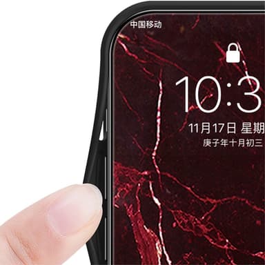 SKALO Samsung S24+ Marmor Härdat Glas TPU-skal - Motiv 5