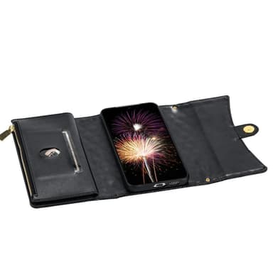 SKALO Samsung S24 Evelope Clutch 8-Fack - Svart