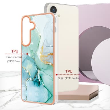 SKALO Samsung S24 Marmor TPU-skal - Motiv 4