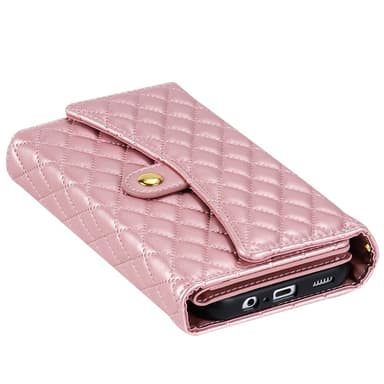 SKALO Samsung S24 Evelope Clutch 8-Fack - Roséguld