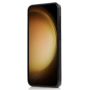 SKALO Samsung S24 PU Läder Skal med Plånbok - Svart
