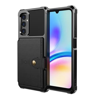 SKALO Samsung A05s 4G Stöttåligt Skal med Plånbok - Svart