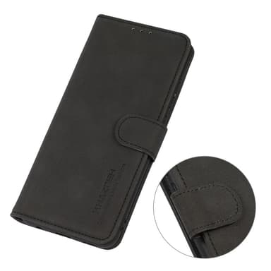 SKALO Samsung S24 KHAZNEH Plånboksfodral i PU-Läder - Svart