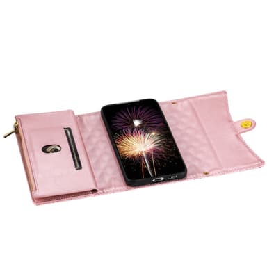 SKALO Samsung S24 Evelope Clutch 8-Fack - Roséguld