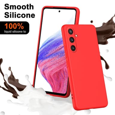 SKALO Samsung S24 Ultratunn TPU-Skal - Röd