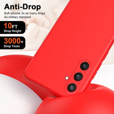 SKALO Samsung S24 Ultratunn TPU-Skal - Röd