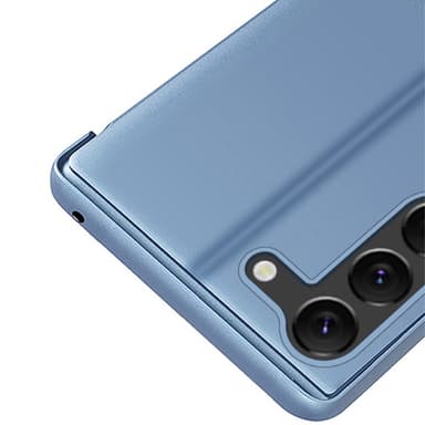 SKALO Samsung S24+ Clear View Spegel fodral - Silver