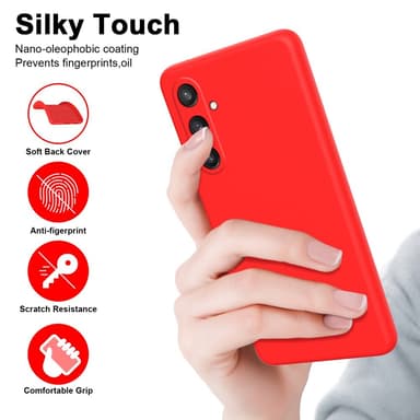 SKALO Samsung S24 Ultratunn TPU-Skal - Röd
