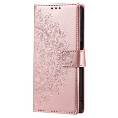 SKALO Samsung A05s 4G Mandala Plånboksfodral - Roséguld