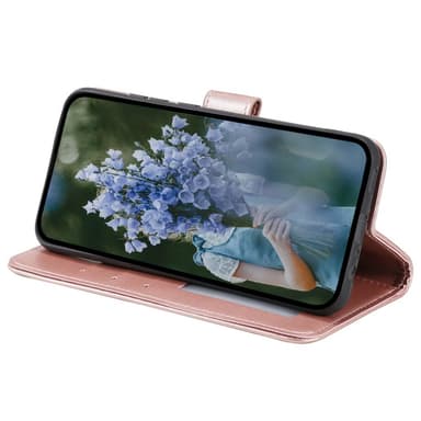 SKALO Samsung S23 FE Mandala Plånboksfodral - Roséguld