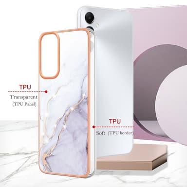 SKALO Samsung A05s 4G Marmor TPU-skal - Motiv 3