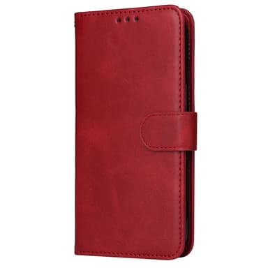 SKALO Samsung S24 PU-Läder Plånboksfodral - Röd