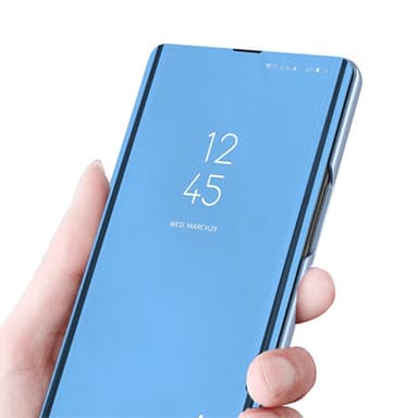 SKALO Samsung S24+ Clear View Spegel fodral - Lila
