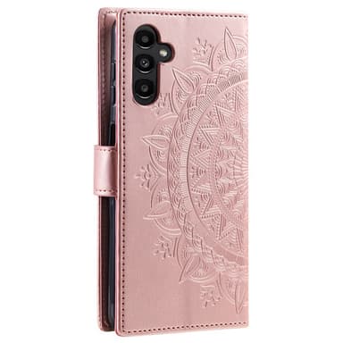 SKALO Samsung S23 FE Mandala Plånboksfodral - Roséguld