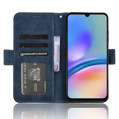 SKALO Samsung A05s 4G 6-FACK Plånboksfodral - Blå
