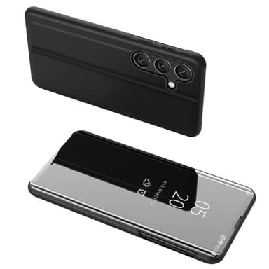 SKALO Samsung A05s 4G Clear View Spegel fodral - Svart