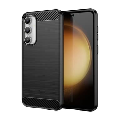 SKALO Samsung S23 FE Armor Carbon Stöttåligt TPU-skal - Svart