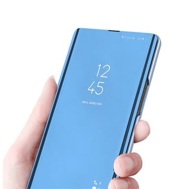 SKALO Samsung S23 FE Clear View Spegel fodral - Guld
