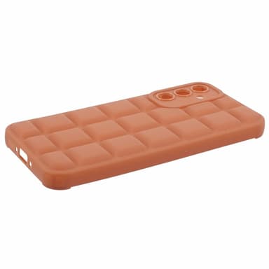 SKALO Samsung A05s 4G Puffer Bumper TPU-Skal - Brun