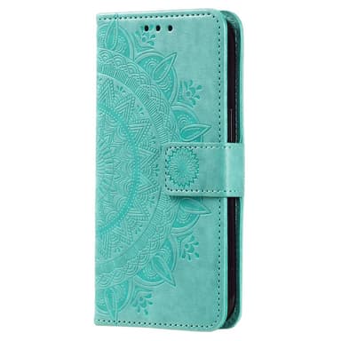 SKALO Samsung S24+ Mandala Plånboksfodral - Turkos