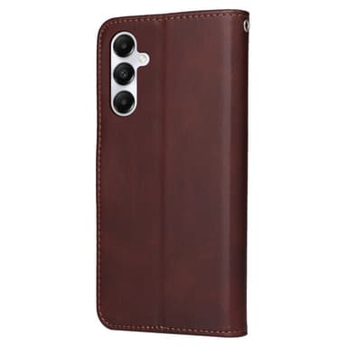 SKALO Samsung A05s 4G PU-Läder Plånboksfodral - Brun
