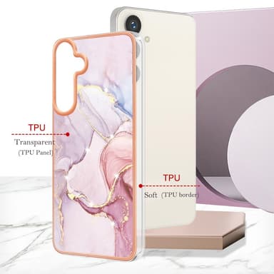 SKALO Samsung S24 Marmor TPU-skal - Motiv 2