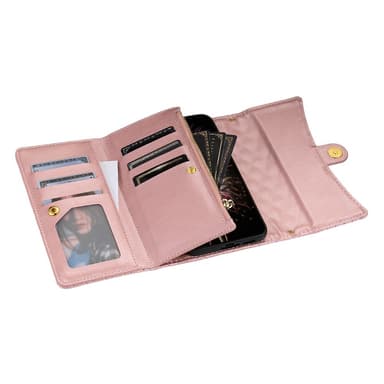 SKALO Samsung S24 Evelope Clutch 8-Fack - Roséguld