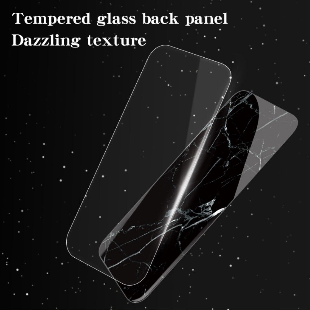 SKALO Samsung S24 Marmor Härdat Glas TPU-skal - Motiv 4