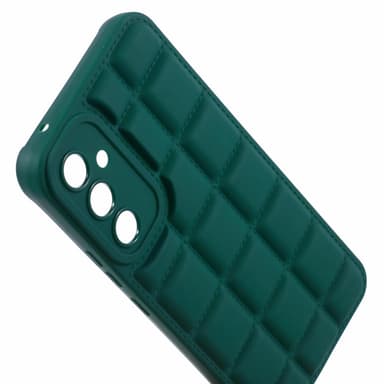 SKALO Samsung A05s 4G Puffer Bumper TPU-Skal - Grön