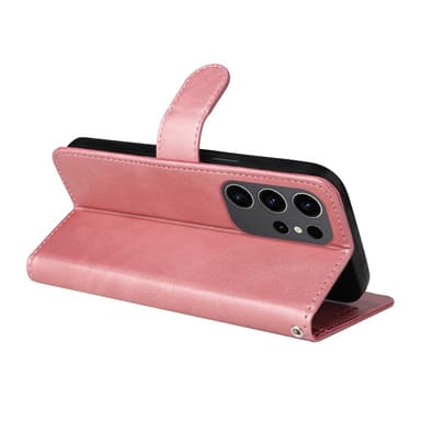 SKALO Samsung S24 Ultra PU-Läder Plånboksfodral - Rosa