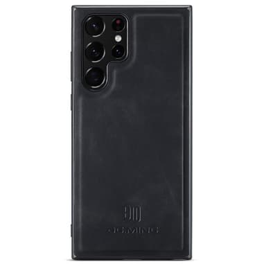 DG.MING Samsung S24 Ultra Premium PU-Läder Hybrid Skal - Svart