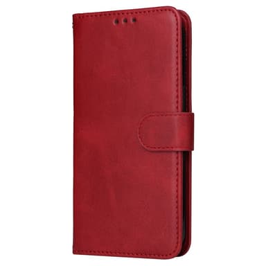 SKALO Samsung S24 Ultra PU-Läder Plånboksfodral - Röd