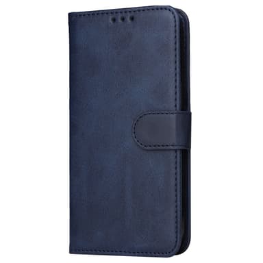 SKALO Samsung S24 PU-Läder Plånboksfodral - Blå